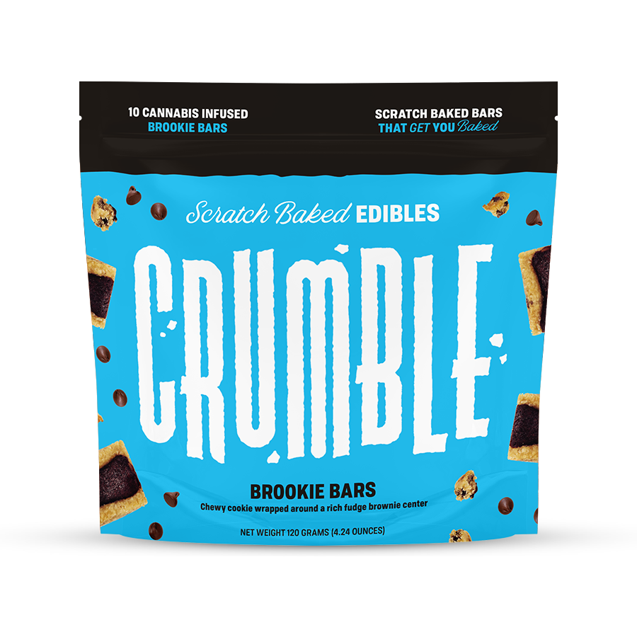 CRUMBLE - SCRATCH BAKES EDIBLES 100MG-300MG THC / Brookie Bar Cookie 300mg